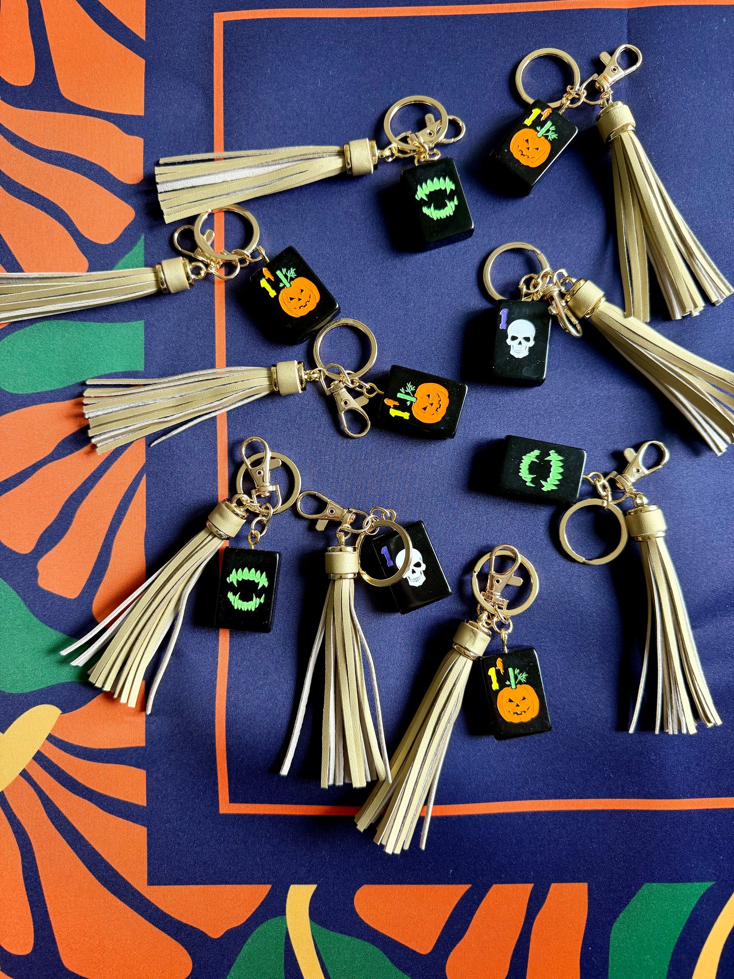 The Halloween Line Jack o Lantern keychain