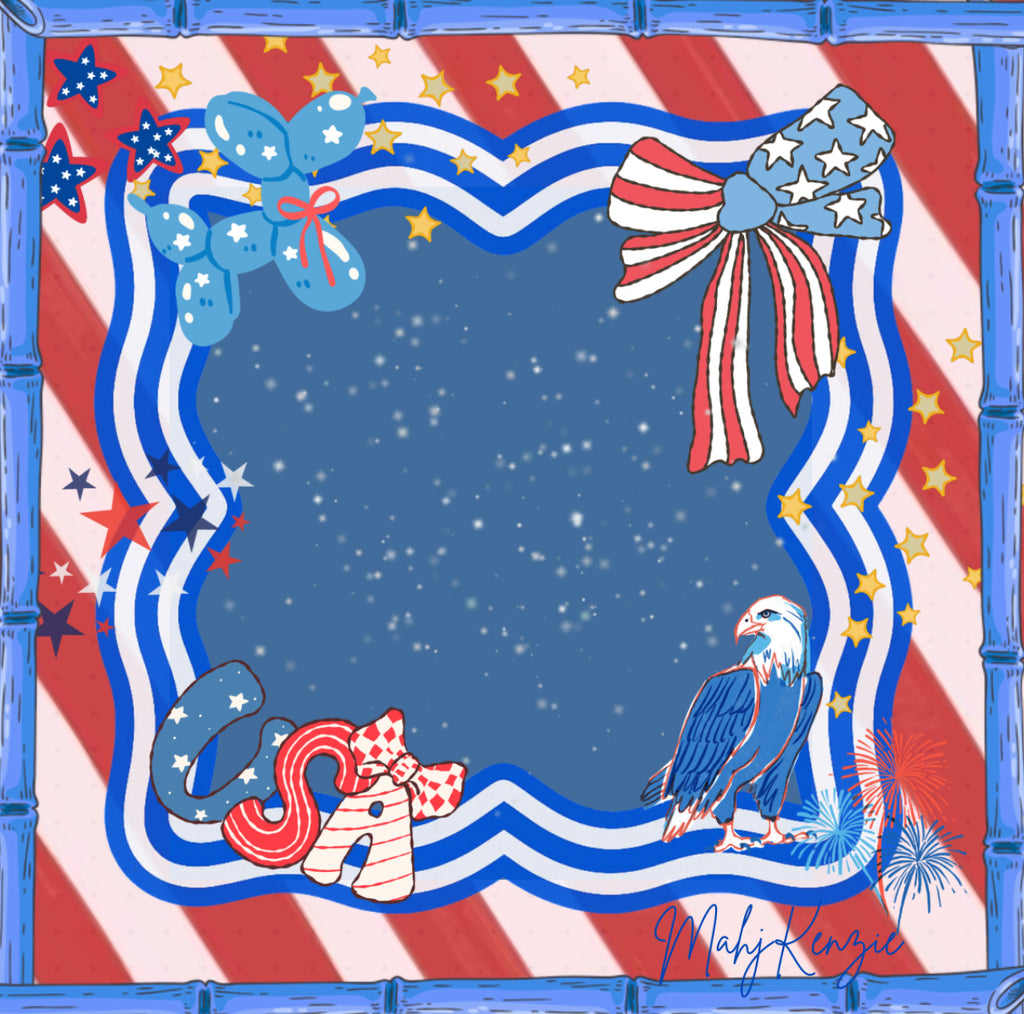 Red, white & bamboo