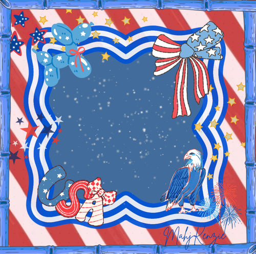 Red, white & bamboo