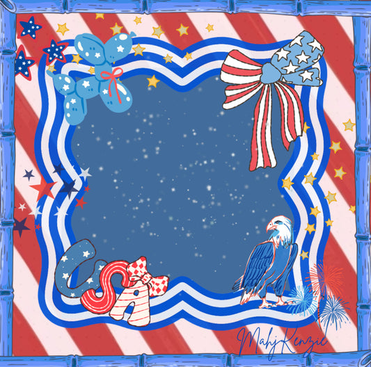 Red, white & bamboo