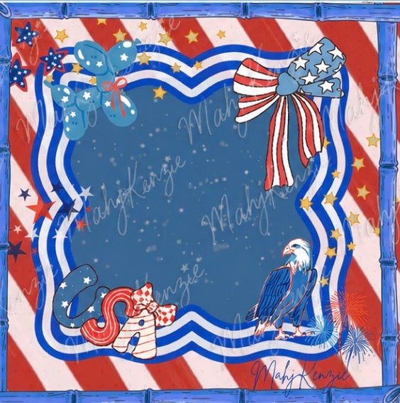 Red, white & bamboo