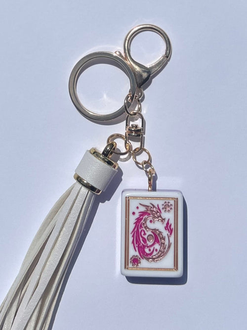 “Precious Mahj” Dragon keychain